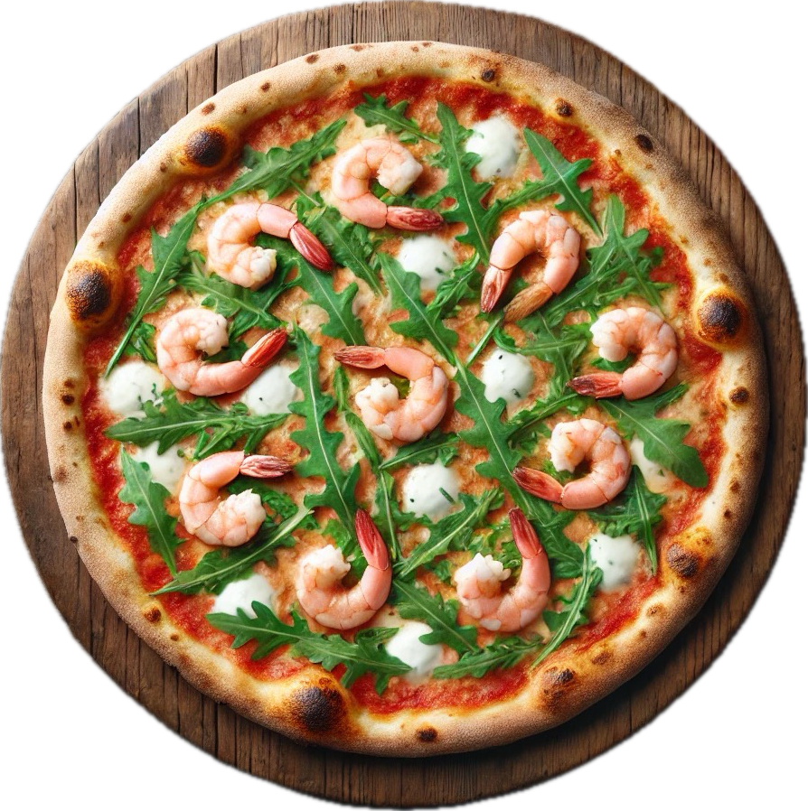 Gamberi e Rucola